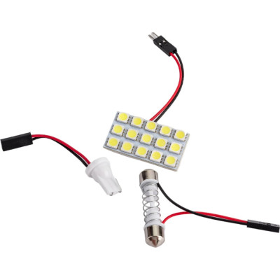 SKYWAY Панель светодиодная 12V 15 SMD диодов, белая S03301002