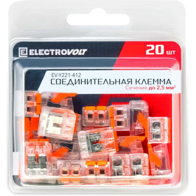 Универсальная 2-х проводная клемма ELECTROVOLT 221-412 EV-Y221-412_20