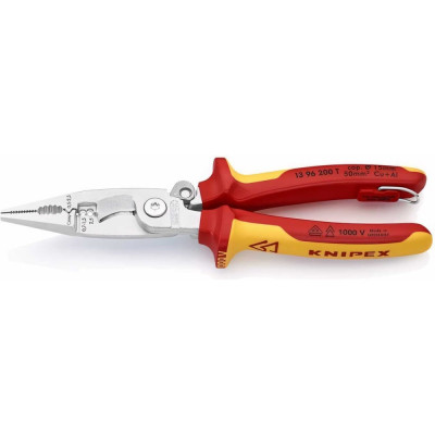 KNIPEX Электромонтажные клещи, со страховочным креплением, 200 mm KN-1396200T