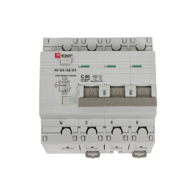 Селективный дифференциальный автомат EKF PROxima АД-32 DA32-40-300S-4P-pro
