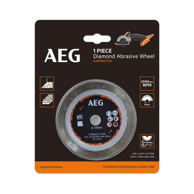 AEG Алмазный диск для отрезной машины AAKMMTC01 4932478589