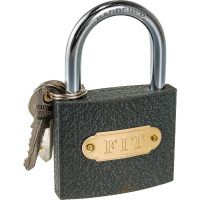 Навесной железный замок 63 мм FIT 67163