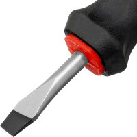 Отвертка MATRIX Fusion, SL6,0x38 мм, CrV, 3-х компонентная рукоятка "anti slip" 11404