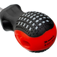 Отвертка MATRIX Fusion, SL6,0x38 мм, CrV, 3-х компонентная рукоятка "anti slip" 11404