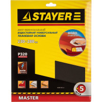 Шлифлист универсальный водостойкий 5 шт. (230х280 мм; Р320) Stayer 35435-320_z01