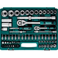 Универсальный набор инструмента KRAFTOOL X-Drive 82, 82 предм., (1/2"+1/4") 27887-H82_z03
