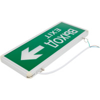 Световое табло. Светильник аварийный эвакуационный светодиодный ССА2-01, 3 Вт, 1,5 ч, двусторонний, ВЫХОД-EXIT стрелка TDM ELECTRIC SQ0349-0001