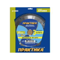 Диск пильный по ламинату (300х32/30 мм; Z80) ПРАКТИКА 032-294