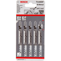 Пилки T144DF 5 шт. по дереву для лобзика Bosch 2.608.634.567