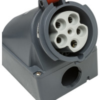 Станковая угловая розетка TP Electric 3P+N+E+Pilot, 5х63А, 380 3133-307-1600