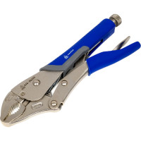 Зажим с фиксатором (250 мм, фигурные губки) МАСТАК 036-00250H