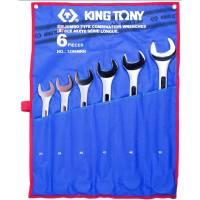 Набор комбинированных ключей (34-50 мм, 6 шт) KING TONY 1296MRN