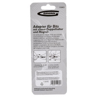 Адаптер для бит с двойным держателем и магнитом (65 мм; 1/4") GROSS 11615