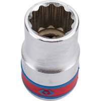 Головка торцевая двенадцатигранная (9/16"; 1/2") KING TONY 433018S