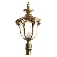 Садово-парковый светильник, столб шестигранный 60W 230V E27, черное золото Feron PL4047 11427