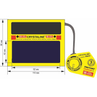 Защитный лицевой щиток сварщика РОСОМЗ НН75 CRYSTALINE ЯМАЛ BIOT 57545