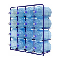 Стеллаж для бутылей с водой RUSKLAD 1240х1200х380 мм СВД 16