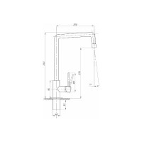 Смеситель для кухни TSARSBERG тип См-МОЦБА TSB-115-001
