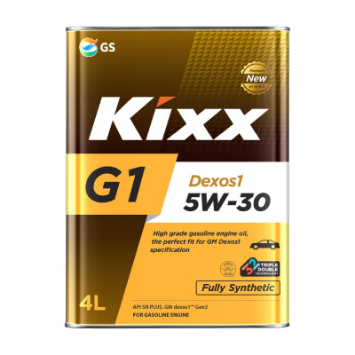 Моторное масло KIXX G1 Dexos1 SN Plus, 5W30, синтетическое, 4 л L210744TE1
