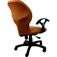 Чехол на мебель ГЕЛЕОС 725 для компьютерного кресла, стула, коричневый ГЧ00725