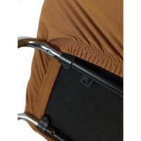 Чехол на мебель ГЕЛЕОС 725 для компьютерного кресла, стула, коричневый ГЧ00725