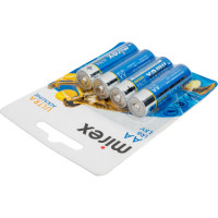 Батарея Mirex щелочная LR6 / AA 1,5V 4 шт ecopack, 23702-LR6-E4