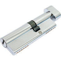Цилиндровый механизм с вертушкой Fuaro 200 ZM 90 mm /50+10+30/ CP хром, 5 кл. 40365