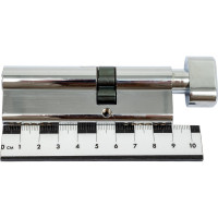Цилиндровый механизм с вертушкой Fuaro 200 ZM 90 mm /50+10+30/ CP хром, 5 кл. 40365