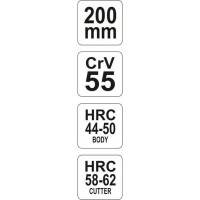 Тонкогубцы YATO 200мм CRV YT-1944 37141944 092 1