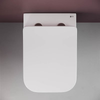 Подвесной унитаз Ceramicanova METRIC Rimless с крепежом, с сиденьем-крышкой с микролифтом CN3007