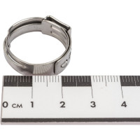 Ушковый хомут OETIKER 17.8-21.0 мм, ширина 7 мм, нерж. сталь, Швейцария, 10 шт. 16700024