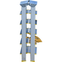 Алюминиевая двухсторонняя стремянка Алюмет с анодированным покрытием 2х6 ступеней. Серия APD 9206