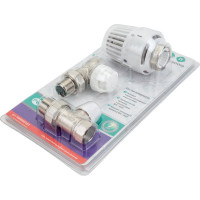 Термостатический комплект для радиаторов Altstream №1 1/2" прямой (термоклапан, клапан запорный, термоголовка) 024050101