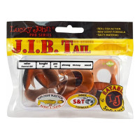 Съедобные искусственные твистеры LUCKY JOHN LJ Pro Series J.I.B TAIL 2.0in, цвет T28, 10шт. 140122-T28