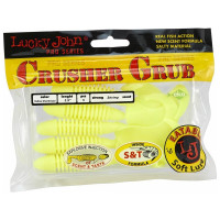 Съедобные искусственные твистеры LUCKY JOHN LJ Pro Series CRUSHER GRUB 3,9in, цвет S88, 5шт. 140157-S88