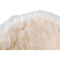 Губка для полировки из овечьей шерсти с фиксацией шнурком 150 мм Rockforce RF-PSP150L(48544)