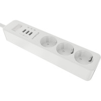 Удлинитель с USB зарядкой HARPER UCH-325 White H00003008
