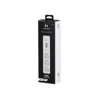 Удлинитель с USB зарядкой HARPER UCH-325 White H00003008