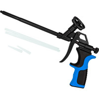 Пистолет для монтажной пены vertextools, черный, тефлон 9018