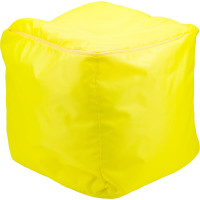 Пуфик DreamBag куб желтый оксфорд 3900801