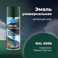 Универсальная акриловая эмаль SKYRON зеленый мох RAL6005 SR-16005