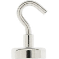 Неодимовый магнит с крючком для авто Cartage 25 мм, сцепление 10 кг 4790150