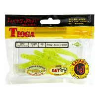 Съедобные виброхвосты Lucky John TIOGA, длина 7.5 см, цвет 071, 7 шт. 140103-071