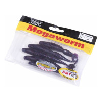 Съедобные искусственные виброхвосты LUCKY JOHN LJ Pro Series MEGAWORM, 4.0 дюйма, цвет S63, 5 шт. 140191-S63