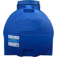Овально-горизонтальная емкость AQUAPLAST 350 л, синяя 4630017951925