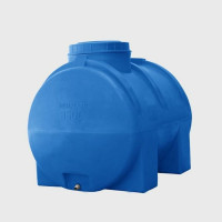 Овально-горизонтальная емкость AQUAPLAST 350 л, синяя 4630017951925