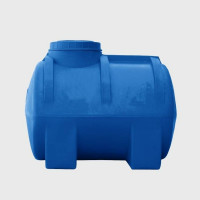 Овально-горизонтальная емкость AQUAPLAST 350 л, синяя 4630017951925