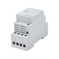 Модульный контактор Finder 4 NO, Механический индикатор + Светодиод Контакты AgSnO2, 223402304320