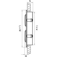 Встраиваемый светильник Lightstar 011612 11612