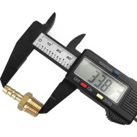 Штуцер Профитт латунный пневмо 1/4" НР х 6 мм 9276577